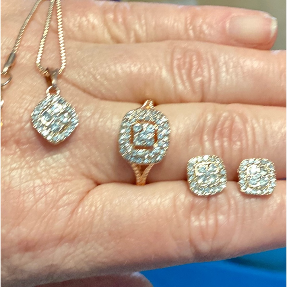 New Rose Gold Jewelry Set
